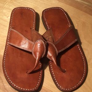 Leather Flip Flops Custom Made